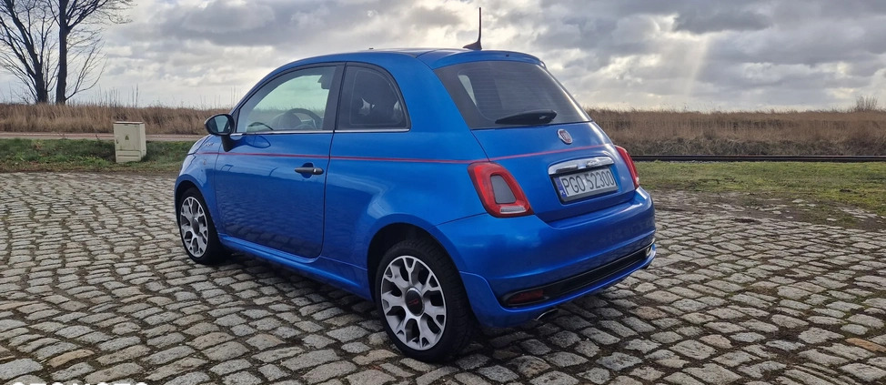 Fiat 500 cena 52000 przebieg: 14500, rok produkcji 2021 z Radomyśl Wielki małe 56
